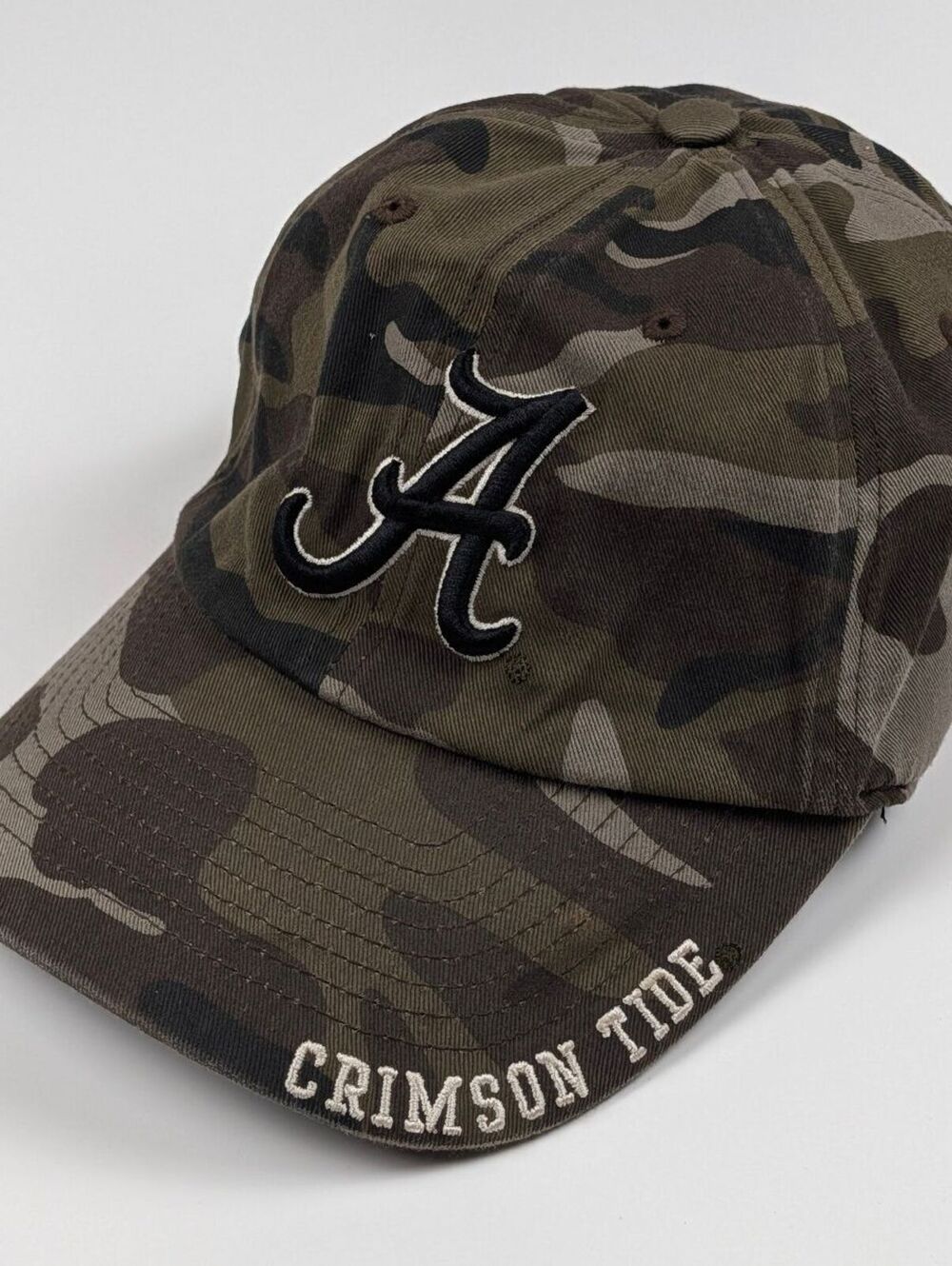 Alabama Crimson Tide Hat Camo Dad Cap NCAA Roll Tide Southern Prep Americana